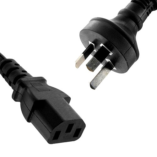8WARE Power Cable 2m Male wall 240v PC | Auzzi Store