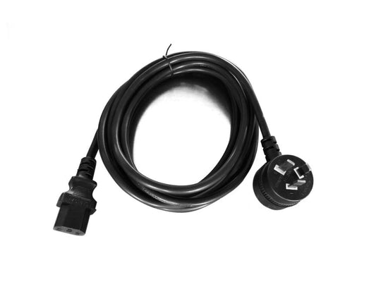 8WARE Power Cable 3m 3-Pin AU to IEC C13 Male to Female Piggy Back LS | Auzzi Store