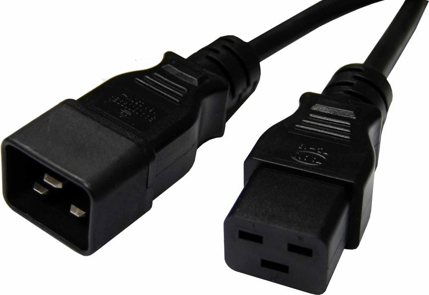 8WARE Power Cable Extension 3m IEC-C19 to IEC-C20 Male to Female | Auzzi Store