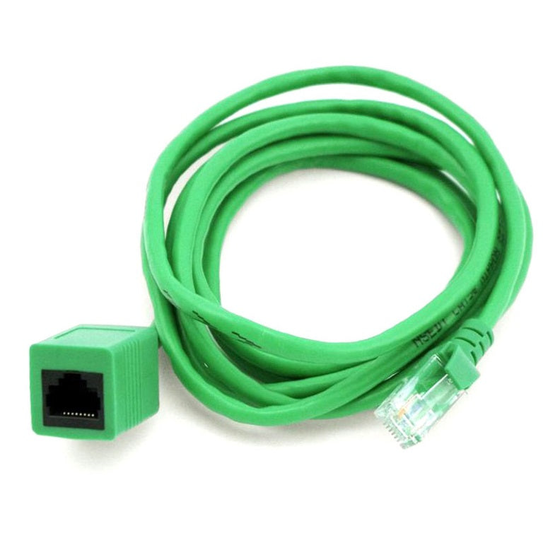 8WARE RJ45 Male to Female Cat5e Network/ Ethernet Cable 2m Green - Standard network extension cable | Auzzi Store