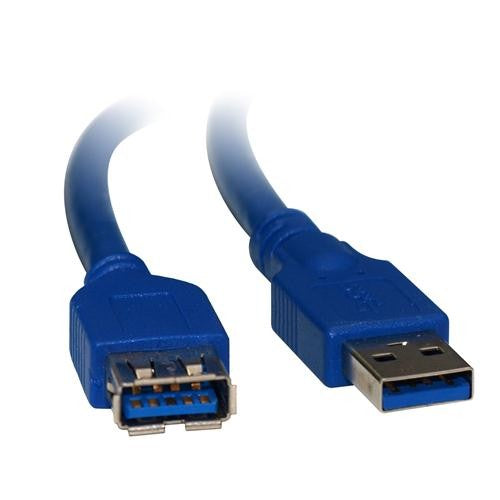 8WARE USB 3.0 Extension Cable 2m A to A Male to Female Blue | Auzzi Store