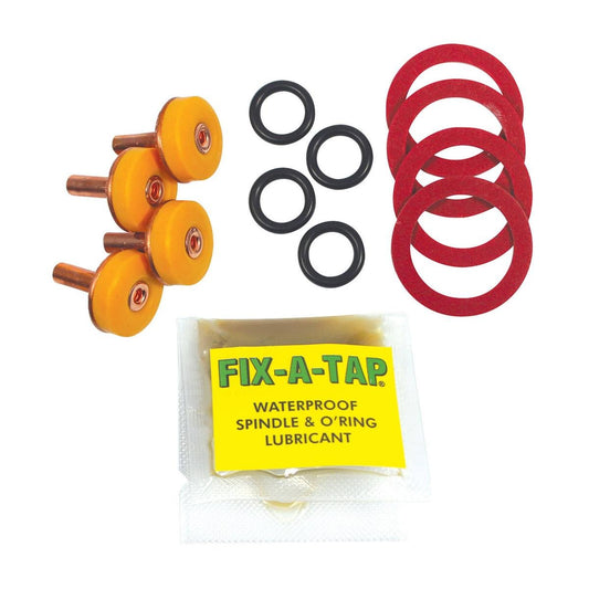 Fix a Tap 13mm Soft Turn Tap Valve Repair Kit 4 Pack - Auzzistore