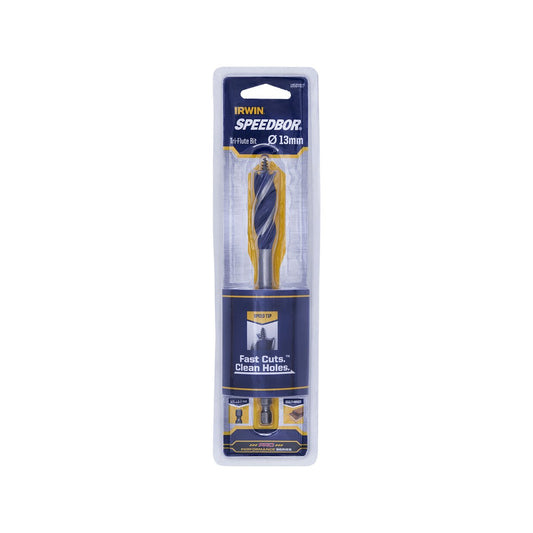 Irwin Speedbor Max Auger Bit - 13mm - Steel - Tri-Flute Design – view 2 - Auzzistore