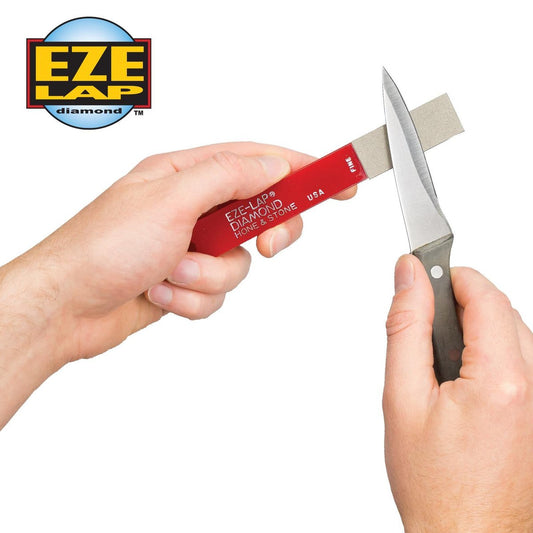 Eze Lap Diamond Medium Hone Sharpener 400-Grit 20mm x 150mm Mauve – view 2 - Auzzistore
