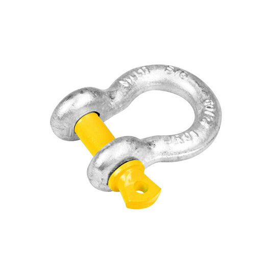 Pinnacle 10mm Galvanised Bow Shackle - Silver - Durable Lifting & Towing - Auzzistore