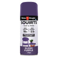 White Knight Squirts Purple Gloss Spray Paint 310g Solvent Based Durable