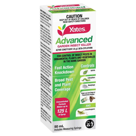 Yates Advanced Garden Insect Killer - 50ml - Liquid - Fast Acting - Auzzistore