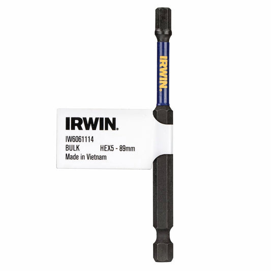 Irwin Impact Bits - 89mm - High Strength - Magnetised Tips - Auzzistore