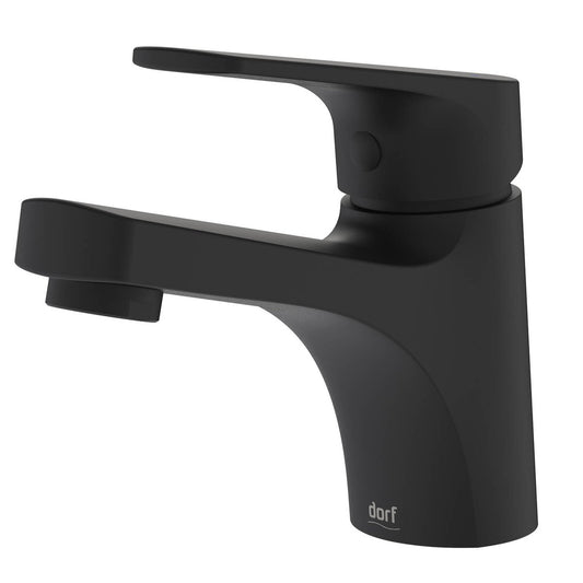 Dorf Black Matte Basin Mixer - Lead Free - 35mm Cartridge - WELS 6-Star