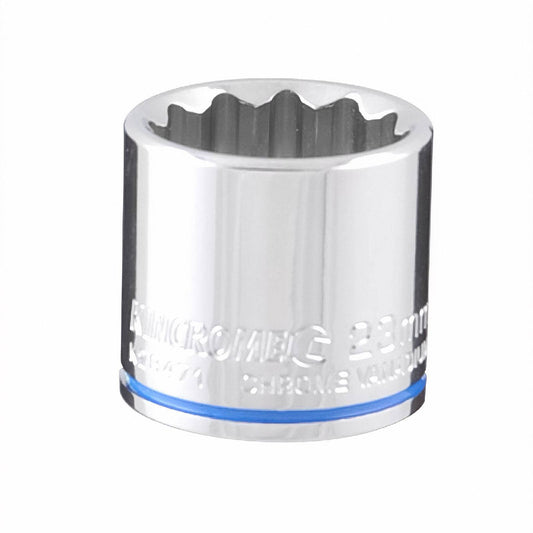Kincrome 23mm 3/8 Drive Socket - Chrome Vanadium Steel - Rust Resistant
