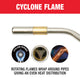 Turbo Cyclone Torch - Heating Tool - 45mm x 115mm x 190mm - Multi-Fuel Compatible