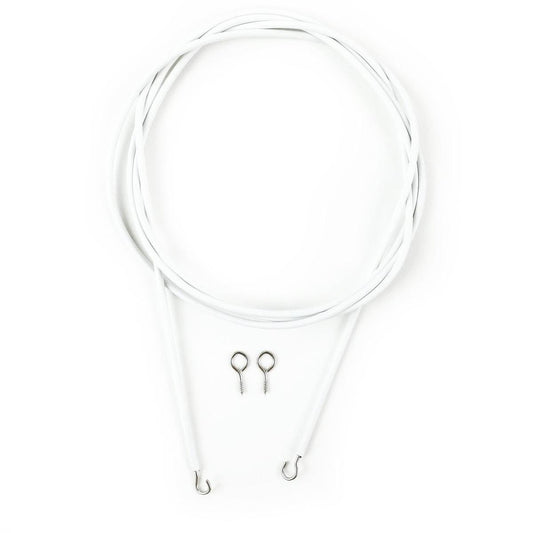 Windoware Expanding Curtain Wire Kit 5m PVC Coated Ideal For Curtains - Auzzistore