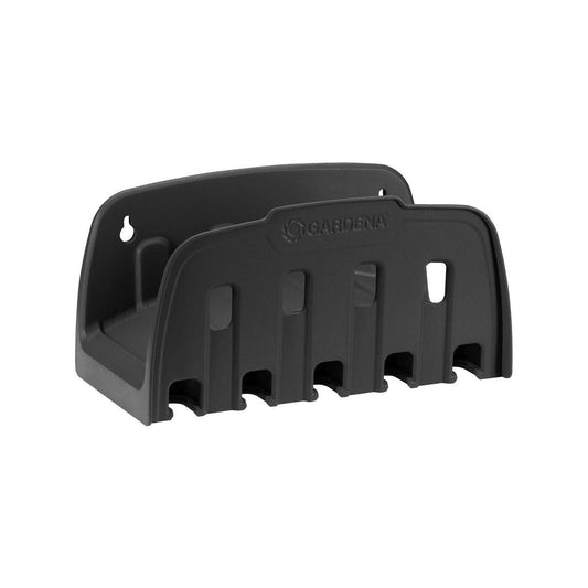 Gardena Wall Hose Bracket - Holds 35m 13mm Hose - Black - Durable Storage - Auzzistore