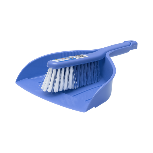 Geelong Brush Dustpan and Brush Set - 20cm PVC - Durable - Easy Storage
