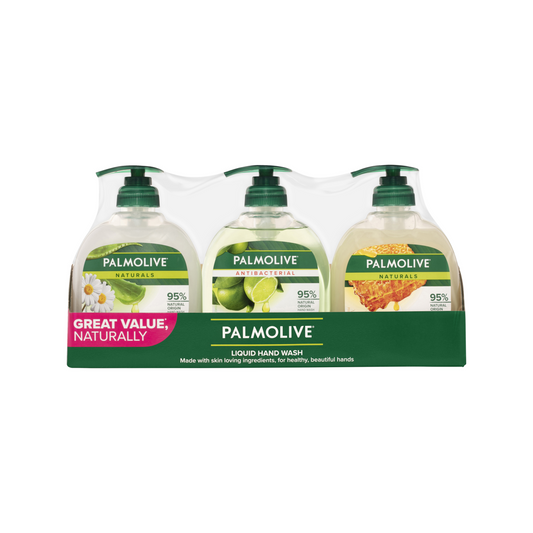 Palmolive Aloe Vera Chamomile Hand Wash 250ml 3pk - pH Balanced, Moisturising