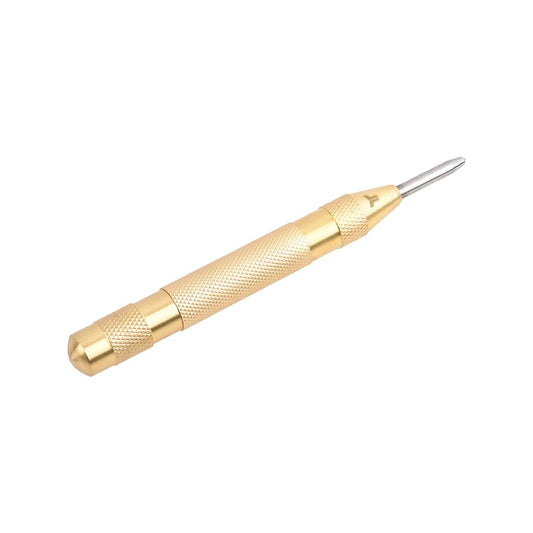 Trojan 125mm Auto Centre Punch - Brass - Precision Marking Tool – view 2 - Auzzistore