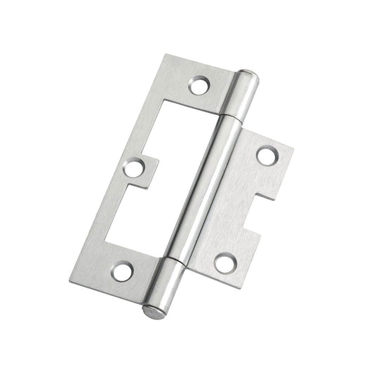 Lane Hinge Satin Chrome Plated 90 x 54 x 1 6mm Easy Fit Security