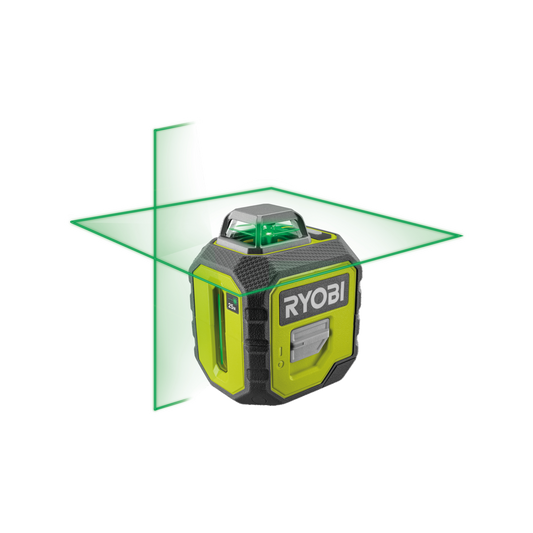 Ryobi 25m 360 Green Line Laser - Self-Leveling - Accurate Alignment – view 2 - Auzzistore