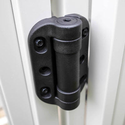 ProtectorAl Black G8Safe Adjustable Heavy Duty Hinge Pair 135mm Plastic Durable