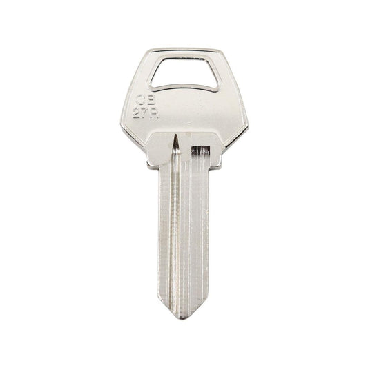 Ehi cb27r Silver Blank Key - Nickel Plated Brass - Key Cutting Service - Auzzistore