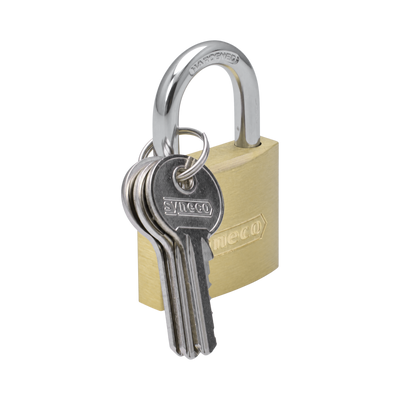 Syneco Brass Padlocks - 40mm - 4 Pack - Keyed Alike