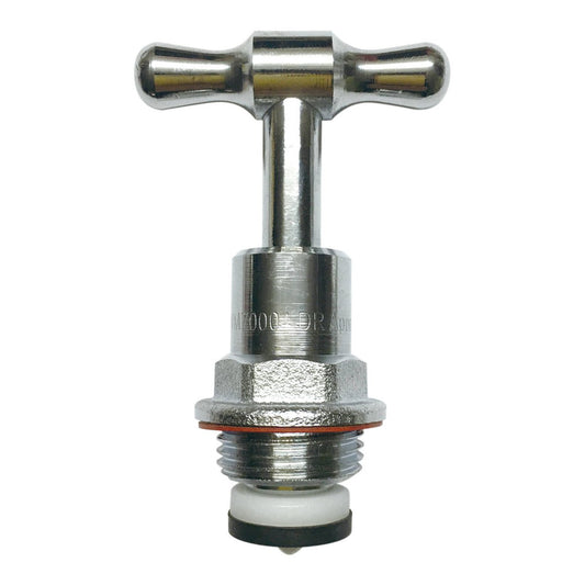 Kinetic 15mm Chrome Garden Tap Top Assembly - Lead-Free Brass - Leak-Free - Auzzistore