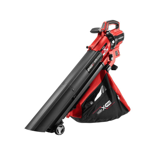 Ozito PXC 36V Brushless Blower Vacuum - 2 x 18V - 45L Collection Bag - 240KM/H