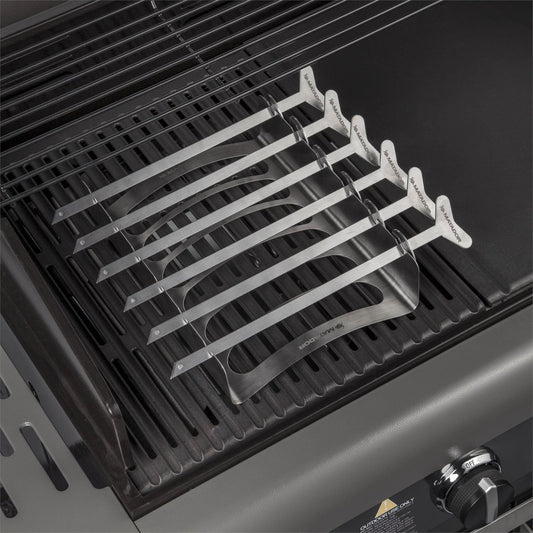 Matador Skewer Rack and Skewers - Stainless Steel - 6 Skewers - Durable – view 2
