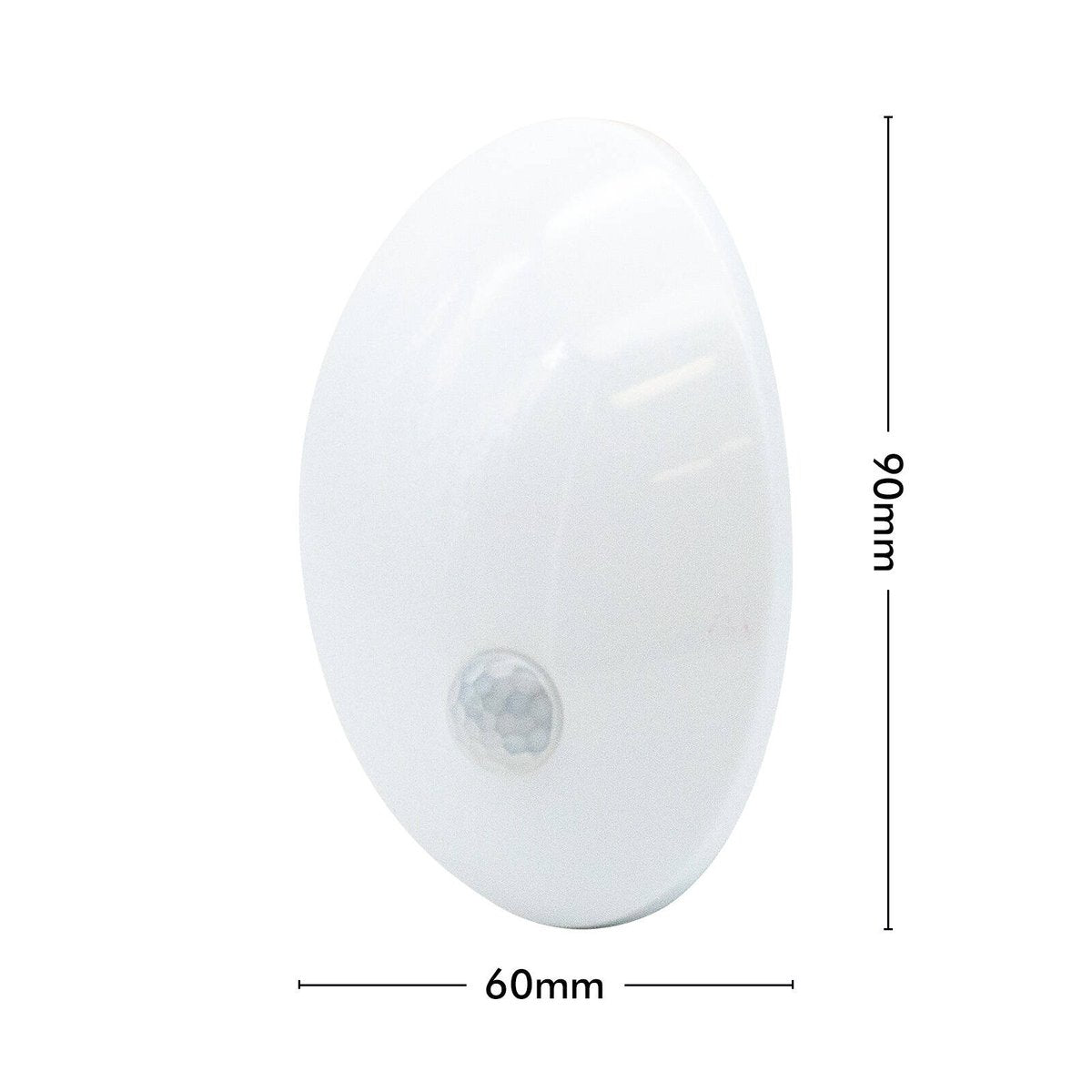 Arlec 240V Motion Sensor LED Plug-in Night Light - Warm White - 70mm x 90mm x 60mm