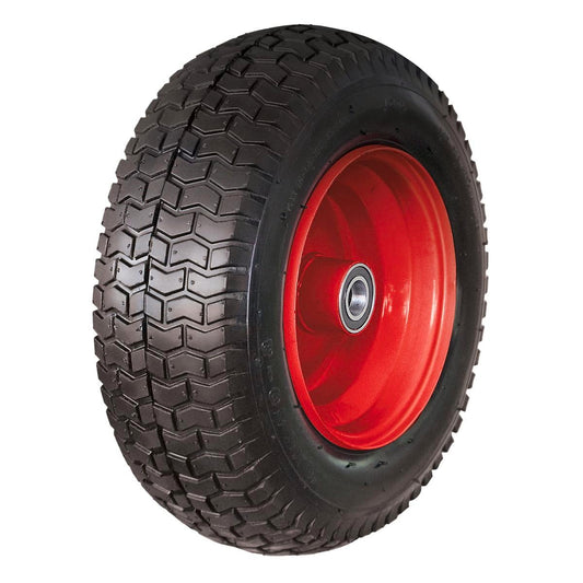 Sherlock 16 Wide Wheelbarrow Wheel - 16x6.50-8 - Steel - Durable - Auzzistore