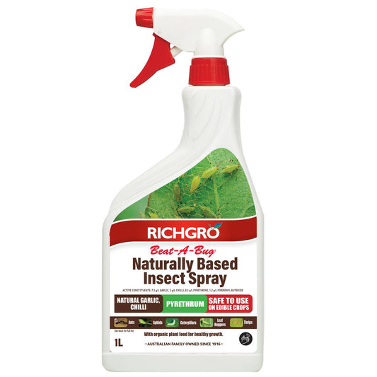 Richgro Beat a Bug Insect Spray - 1L - Naturally Based - Pet Friendly - Auzzistore