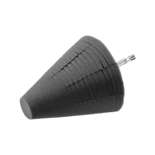 Ryobi 95mm Perforated Drill Polishing Cone - Durable Foam - Washable – view 2