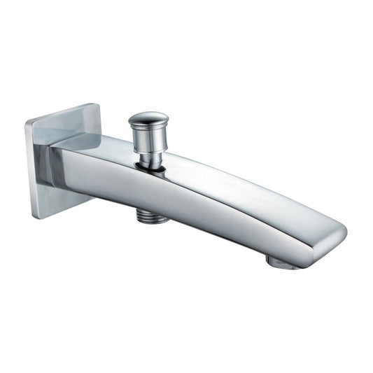 Shaw Mason Chrome Bath Spout with Diverter - 165mm - Durable Brass - Easy Install