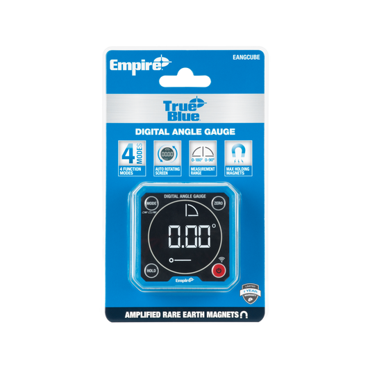 Empire Digital Angle Gauge - 4 Measurement Modes - Compact Design - IP42 Rated - Auzzistore