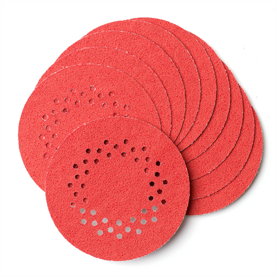 Diablo Abrasive Random Orbital Sheet 125mm 40 Grit 50 Pack Red