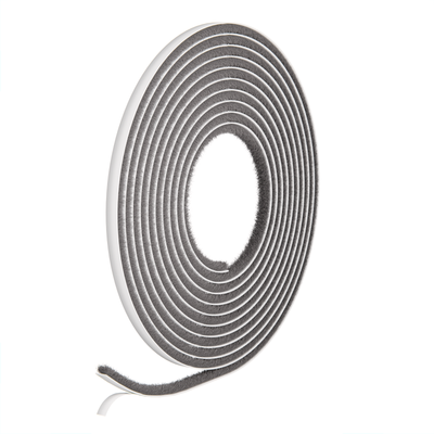 Raven Weather Strip 5000mm Grey Woven Pile Draught Excluder