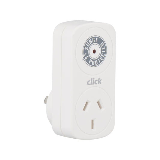 Click Plug In Adaptor With Surge Protection