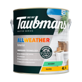 Taubmans 4L Accent Gloss All Weather Exterior Paint - Water Based - White - Mould Resistant