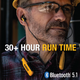 Dewalt Wireless Jobsite Pro Bluetooth Neckband Earphones - 30+ Hours Talk Time - IPX6 Water Resistant - 9mm Drivers - 150g