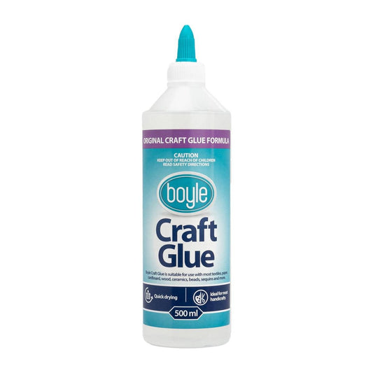 Boyle 500ml Adhesive Craft Glue - Quick Drying - Versatile for Handcrafts - Auzzistore