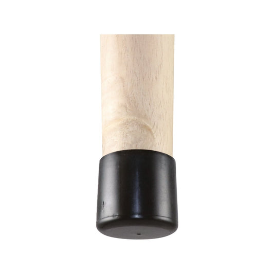 Surface Gard 32mm Black Round Plastic Chair Tips 4 Pack - Floor Protection – view 2 - Auzzistore
