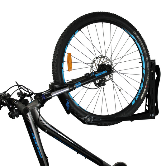 Storease Wall Storage System Roll on Bike Rack - Black - 670mm x 130mm x 110mm - Wall-Mountable - Adjustable Arm – view 2