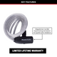 Master Lock Bike Keyed Lock - 1.8m x 8mm Braided Steel - Durable