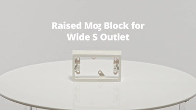 Deta Mounting Block - 34mm Depth - Polycarbonate - Exclusive Design