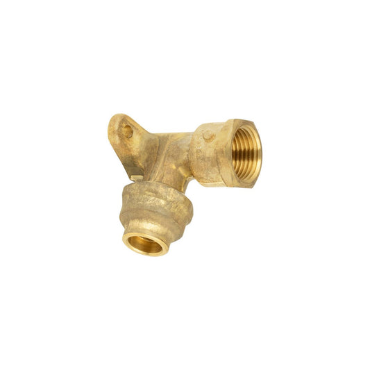 Brasshards Brass Flared Compression Elbow 15fi x 15fl - Lead Free - 90° Joint - Auzzistore
