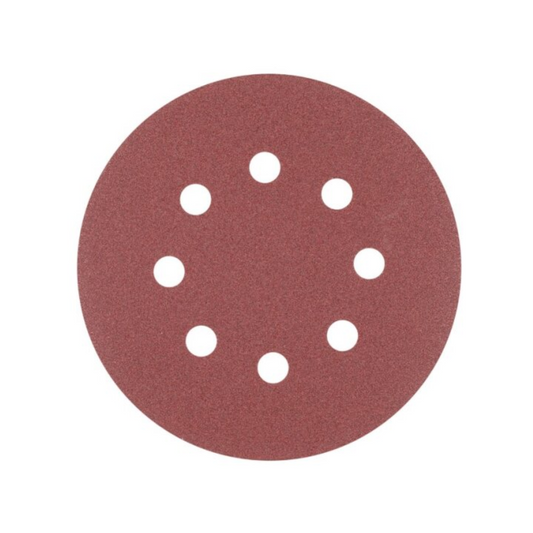 Irwin 125mm Quick Fit Random Orbital Sanding Discs 120 Grit 5 Pack - Efficient Smoothing – view 2 - Auzzistore