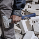 Irwin 4lb Sledge Hammer - Forged Steel Head - Fibreglass Core - Lightweight