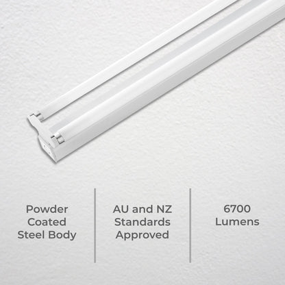 DETA 36W Twin Bare Fluorescent Batten Light