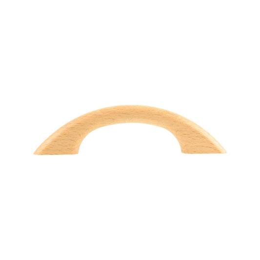 Prestige Beech Raised Bow Handle - 96mm - Oak Timber - Textural Beauty