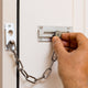 Taskmaster Security Door Chain - 32mm - Solid Brass - Satin Chrome